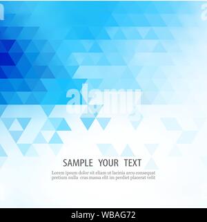 Griglia blu sullo sfondo di mosaico, Creative Design Templates eps vettoriali10 Illustrazione Vettoriale