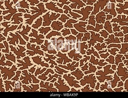 Masai Giraffe pelle perfetta design pattern. Illustrazione Vettoriale sfondo. Per la stampa tessile, web, home decor, moda, superficie, graphic design Illustrazione Vettoriale