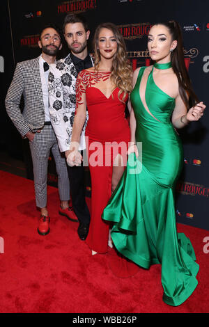 Serata di Apertura party per il Moulin Rouge tenutosi presso la sala da ballo Hammerstein. Dotato di: Cast dove: New York New York, Stati Uniti quando: 25 lug 2019 Credit: Giuseppe Marzullo/WENN.com Foto Stock