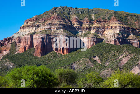 Viste di alien cercando formazioni di pietra a Ischigualasto parco provinciale Foto Stock