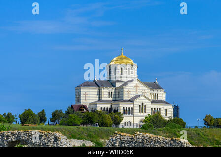 Cattedrale di San Vladimiro. Chersoneso. Sebastopoli. La Crimea. Foto Stock