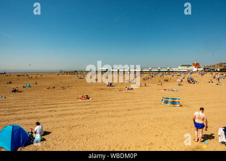 Lytham St Annes beach Foto Stock