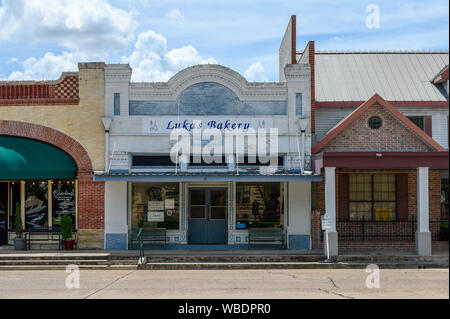 La Grange, Texas - Agosto 23, 2019: storica La Grange City è situato nella contea di Fayette nel sud-est della Texas, Stati Uniti Foto Stock