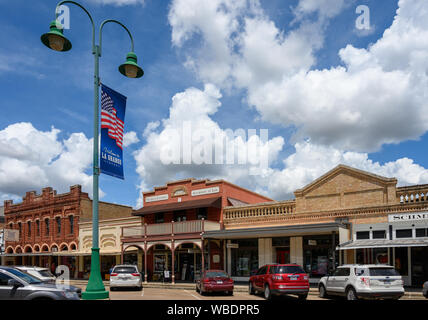 La Grange, Texas - Agosto 23, 2019: storica La Grange City è situato nella contea di Fayette nel sud-est della Texas, Stati Uniti Foto Stock