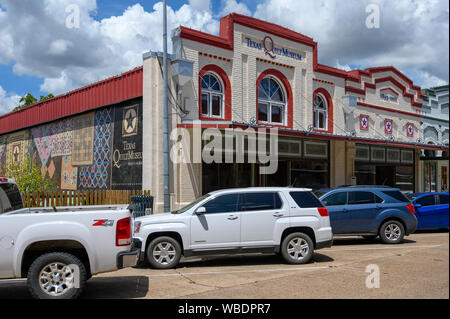 La Grange, Texas - Agosto 23, 2019: Texas Museo Quilt in La Grange City in Fayette County nel sud-est della Texas, Stati Uniti Foto Stock