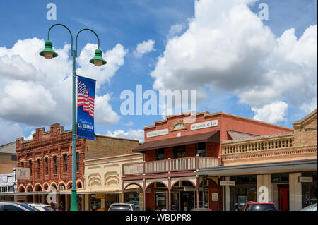 La Grange, Texas - Agosto 23, 2019: storica La Grange City è situato nella contea di Fayette nel sud-est della Texas, Stati Uniti Foto Stock