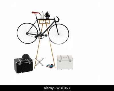 3D render noleggio e custodia rigida Foto Stock