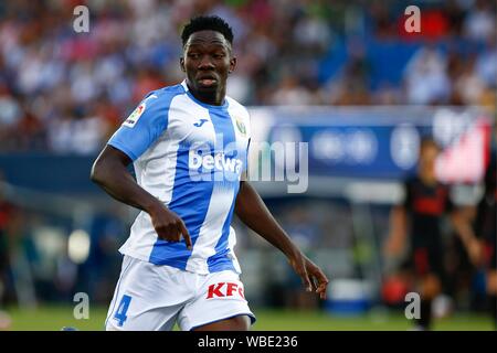 Madrid, Spagna. 26 Ago, 2019. OMEROU durante il match LEGANES CD VERSUS ATLETICO DE MADRID IN BUTARQUE STADIUM. Domenica, 25 agosto 2019. Credito: CORDON PREMERE/Alamy Live News Foto Stock