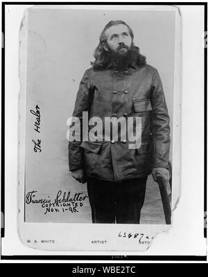 Francesco Schlatter, il guaritore / W.A. Bianco, artista, Rato[n, Nuovo Messico]. Abstract/medio: 1 stampa fotografica. Foto Stock