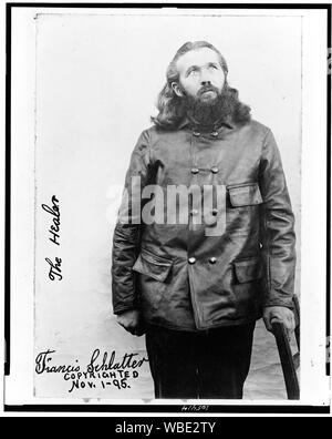 Francesco Schlatter, il guaritore Abstract/medio: 1 stampa fotografica. Foto Stock