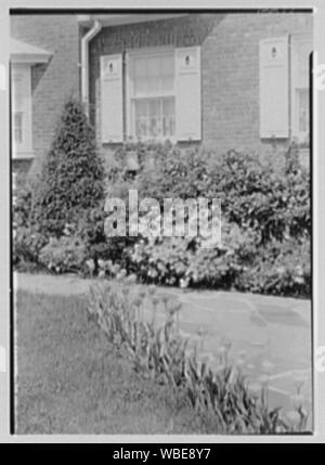 Federico C. Stutzmann, residence a 224-39 Giamaica Ave., Queens Village, New York. Abstract/medio: Collezione Gottscho-Schleisner Foto Stock