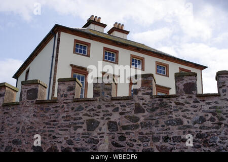 Gunsgreen casa fu costruita nel 1753 da un trafficante locale Giovanni Nisbet e di John Adam progettare l'architettura include nascondigli segreti. Foto Stock