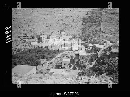 Da Salomone e le piscine di Rachels' Tomba. Seguendo antichi acquedotti, Pilato, Roman (decima legione), arabo, turco e presente giorno tubazioni. Villaggio di Artas al di sotto di Salomone Piscine Abstract/medio: G. Eric e Edith Matson Collezione fotografica Foto Stock