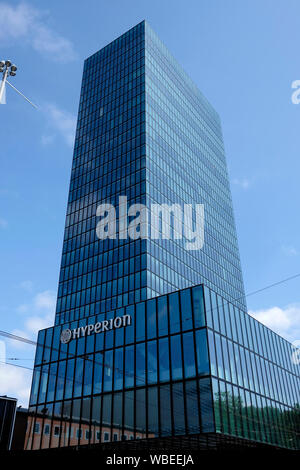 Una vista ravvicinata della Hyperion hotel, Formerly Ramada Plaza Basel, Svizzera Foto Stock