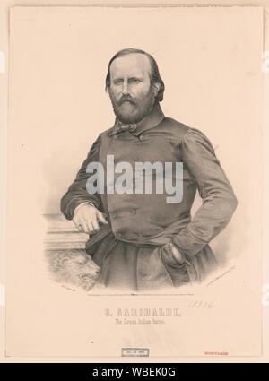 G. Garibaldi, il grande patriota italiano Foto Stock