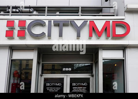 City MD Walk nel centro di Brooklyn NY Foto Stock