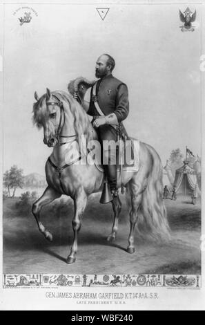 Gen. James Abraham Garfield Kuala Terengganu 14 A. & A.S.R. compianto presidente U.S.A. Foto Stock