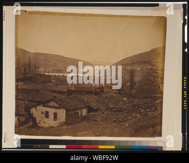 Vista generale di Balaklava, ospedale il diritto astratto/medio: 1 stampa fotografica : carta salata ; 30 x 36 cm. Foto Stock