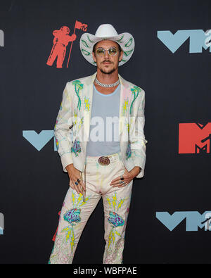 Agosto 27, 2019, Newark, New Jersey, STATI UNITI D'AMERICA: 27 agosto 2019 - Newark, New Jersey - Diplo. 2019 MTV Video Music Awards che si è tenuto presso il Centro Prudential. Photo credit: Christopher Smith/AdMedia (credito Immagine: © Christopher Smith/AdMedia via ZUMA filo) Foto Stock