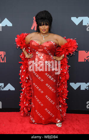 Agosto 27, 2019, Newark, New Jersey, STATI UNITI D'AMERICA: 27 agosto 2019 - Newark, New Jersey - lizzo. 2019 MTV Video Music Awards che si è tenuto presso il Centro Prudential. Photo credit: Christopher Smith/AdMedia (credito Immagine: © Christopher Smith/AdMedia via ZUMA filo) Foto Stock