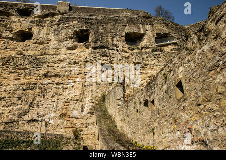 Casemates du bock nella città di Lussemburgo , Lussemburgo Foto Stock