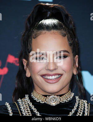 Newarke, STATI UNITI D'AMERICA. 26 Ago, 2019. Il cantante Rosalia Vila Tobella pone in sala stampa al 2019 MTV Video Music Awards che si è tenuto presso il Centro Prudential su agosto 26, 2019 a Newark, New Jersey, Stati Uniti. Credito: Image Press Agency/Alamy Live News Foto Stock