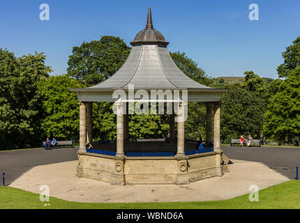 Il bandstand in Lister Park, Bradford Foto Stock