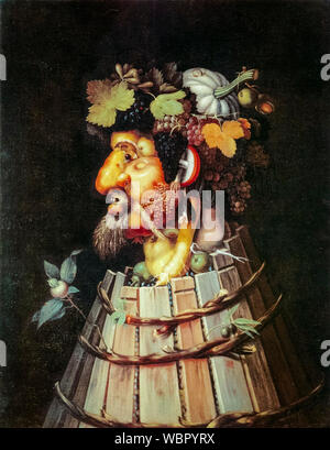 Giuseppe Arcimboldo, Autunno, (le quattro stagioni), pittura, 1572 Foto Stock