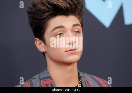 Newark, Stati Uniti d'America. Il 27 agosto, 2019. Aser Angel (Asher Dov Angel) assiste il 2019 Video MTV Video Music Awards tenutosi presso il Prudential Center a Newark, NJ Credito: SOPA Immagini limitata/Alamy Live News Foto Stock