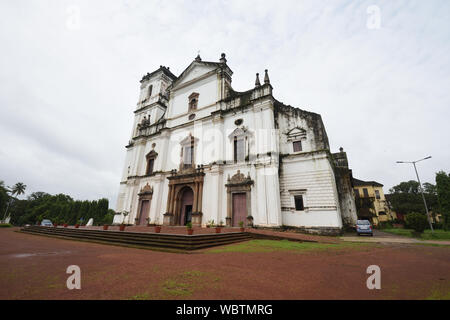 Sé Catedral de Santa Catarina è noto come SE Cathedral. ASI complesso. Vecchio Goa, India. Foto Stock