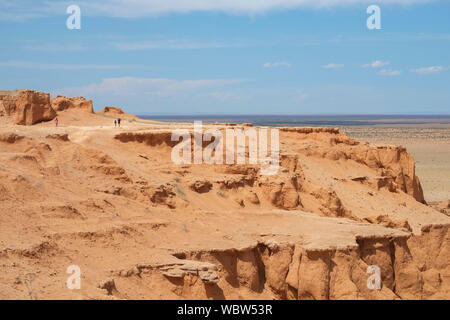 Il Flaming Cliffs sito è una regione del deserto del Gobi nella provincia Ömnögovi della Mongolia, in cui importanti reperti fossili sono state effettuate. La zona Foto Stock