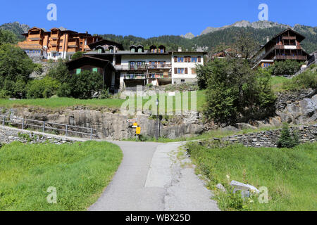 Salvan. Suisse. / Salvan. La Svizzera. Foto Stock