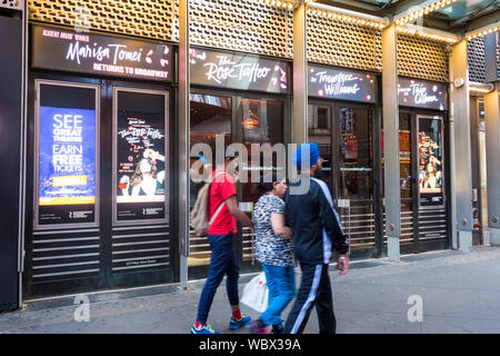 American Airlines Theatre sulla 42nd Street, New York, Stati Uniti d'America Foto Stock