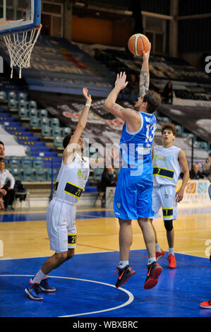 Gioco di basket - Italia Foto Stock