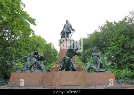 Bismarck Memorial monumento storico di Berlino Germania Foto Stock