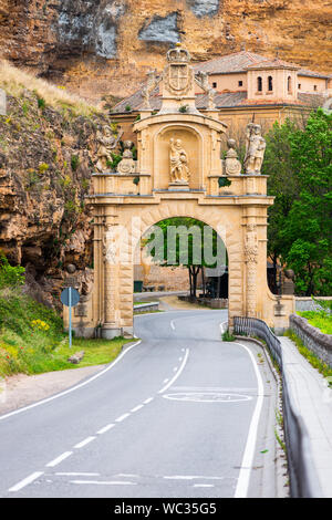 Arevalo cancello in Segovia, Castilla y Leon, Spagna Foto Stock