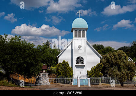 Chiesa ortodossa serba in Angels Camp, California Foto Stock