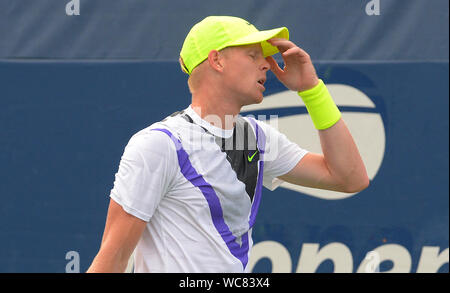 New York, Stati Uniti d'America. Il 27 agosto, 2019. New York Flushing Meadows US Open 2019 27/08/19 Giorno2 Kyle Edmund (GBR) nel primo round match fotografico Anne Parker International Sports Fotos Ltd/Alamy Live News Foto Stock