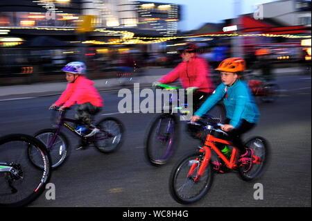 Blackpool cavalcare le luci event 2019 Foto Stock