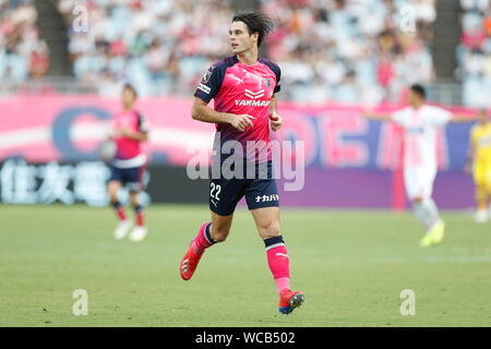 Osaka, Giappone. 11 Ago, 2019. Matej Jonjic (Cerezo) Calcio/Calcetto : Giapponese '2019 Meiji Yasuda J1 League" corrispondono tra Cerezo Osaka 1-2 Sagan Tosu a Yanmar Stadium Nagai di Osaka in Giappone . Credito: Mutsu Kawamori/AFLO/Alamy Live News Foto Stock