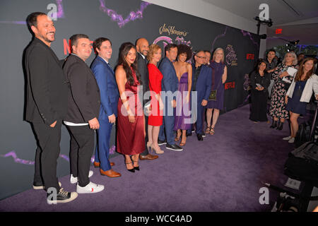 NEW YORK, NY - 27 agosto: Cast partecipare a "Il Cristallo scuro: Età di resistenza' New York Premiere al museo di immagine in movimento su 27 Agosto 2019 nel nuovo Foto Stock