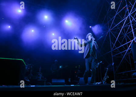 2019, 25 agosto torino, Italia Jarvis Cocker, cantante della banda di pasta, suona dal vivo il suo personale show Jarv è Foto Stock