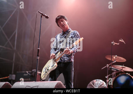 2019 23 agosto torino, Italia Johnny Marr, uno dei Fabbri, banda suona dal vivo Foto Stock