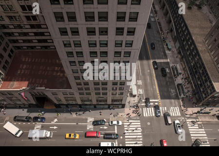 New York City vista superiore Foto Stock