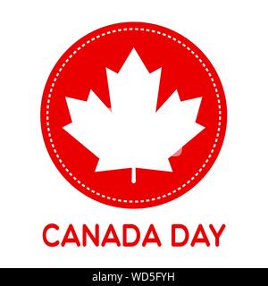 Felice giorno Canada Illustrazione Vettoriale