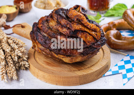 Arrosto di maiale fuso a snodo Foto Stock