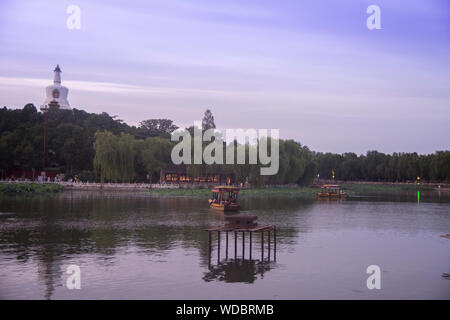 Il parco Beihai in Beijin,Cina Foto Stock