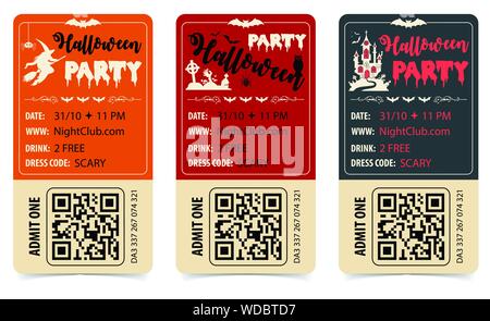 Happy Halloween Party Poster Illustrazione Vettoriale