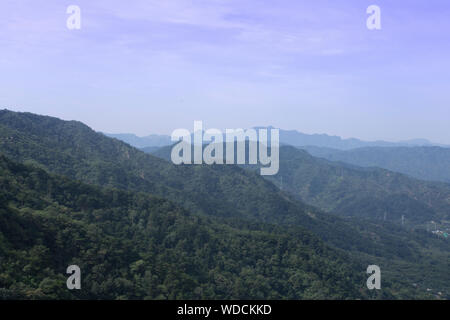 Grande muraglia cinese a Mutianyu Foto Stock