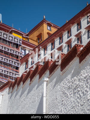 Il palazzo del Potala in Tibet. Foto Stock